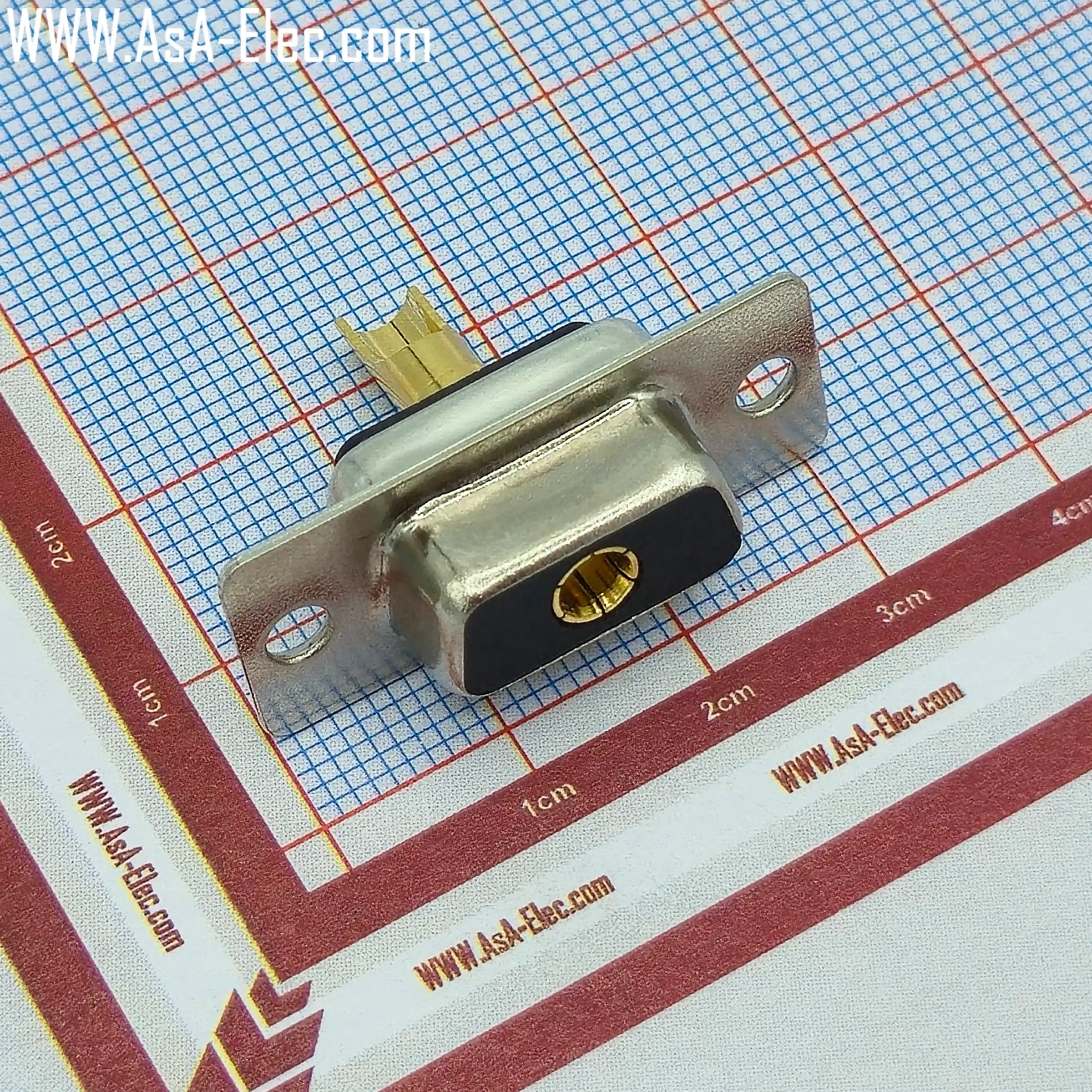 Coaxial D-SUB 1W1 FEMALE Solder Cup